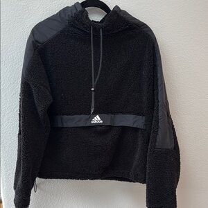 Adidas Black Fleece Hoodie
